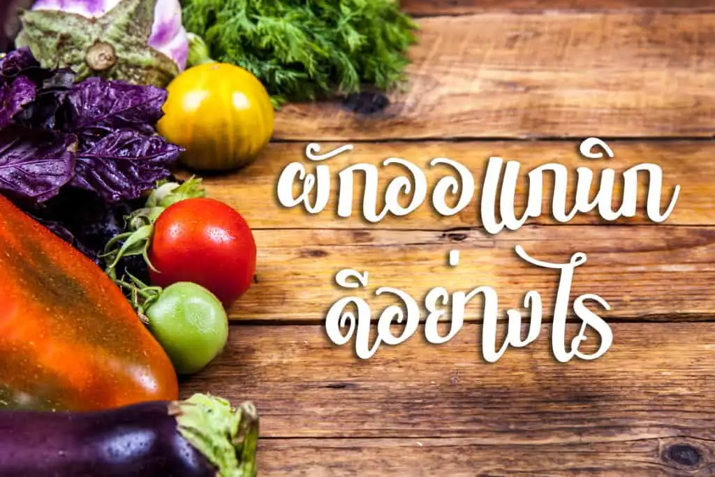 ผักออร์แกนิคดีอย่างไร