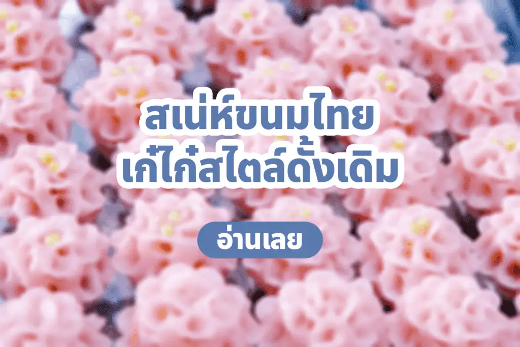 จัดเบรค ขนมไทย